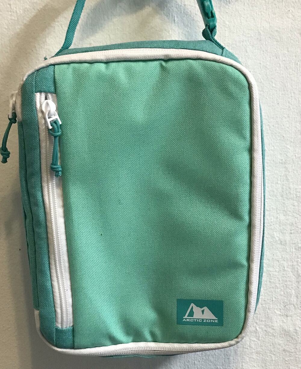Arctic Zone Insulated School Lunch Box Bag Cooler Tote Mint Green